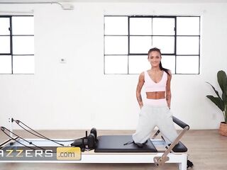 BRAZZERS - Ryan Reid’s Fitness Routine Gets Wild When Victor Joins In For Some Hard Vagina Pounding
