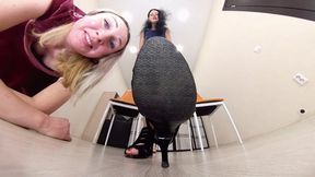 Roxanne & April - crush my ex for me! VR 360 Full HD