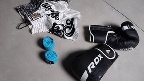The Calm Before the Strike: (1080p) Muay Thai Pro Warm-Up—Watch My Ritual from Hand Wraps to Heavy Gloves as I Prep to Own the Ring
