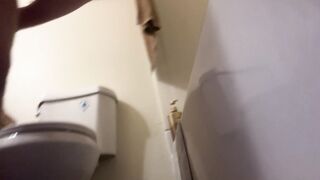 Playing my culo truly swift in shower