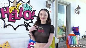 Kylie Quinn Goes Wild on Big Cock, Takes It in Her Shaved Pussy and Gets a Creampie in Cowgirl Position!