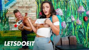 Lana Roy's Cheating DP Party with Gardener and BF