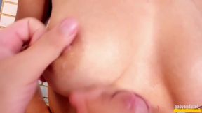 Squeeze Nipples of Rich Tits
