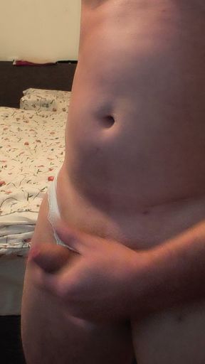 Wixxing in women's underwear