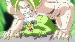 Broly gives Cheri the legendary super saiyan deep dicking