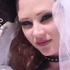 Naughty Runaway Bride Goes to Her Hung Lover for One Last Nasty Anal Adventure