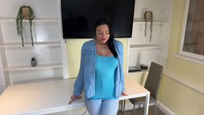 Rewetting Jeans Then Shower 13 Minutes Long!