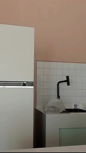 Peeking at Stepmommy's Tits While She Cooks in a Thong POV