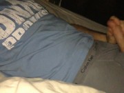 Shooting my load in my mates bed