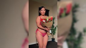 Curvy Asian beauty fitted big cock in exciting POV homemade scenes