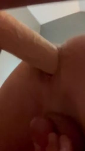 Hot milf destroyed her cuck muscular hubby’s rear
