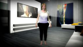Breast Expansion With Ass Thigh and Belly Expansion Done by Expansion Expert for Desire of Client