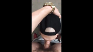 Blowing a verbal daddy on stairway 4