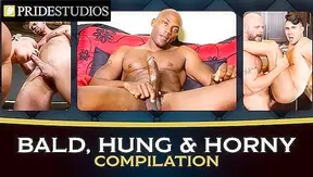 Craving Mass? Buff Bald Hunks Slam Tight Asses – Hard Gay Action