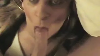 Amateur Crossdresser Takes a Hard Cock and Mouthful of Cum