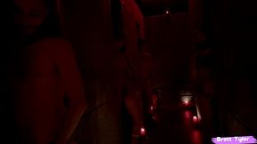 huge all stars gangbang orgy