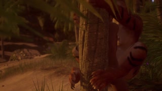 Female Tiger Orgasm / Squeezes His Dick (Cum Inside) | Wild Life Furry