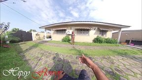 thick ebony hottie pov blowjob and big ass dick riding - full video