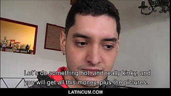 Young Latino Twink Boy Paid Cash To Fuck Producer POV