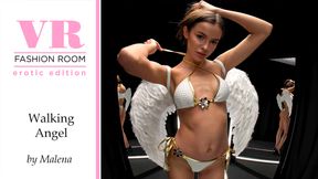 Malenas Treadmill Show. Part 1. Walking Angel
