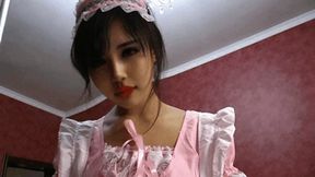Maid white stockings and glue YCBQ15012304
