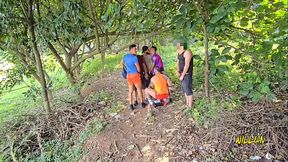 Fui fazer trilha e acabei em uma suruba no mato