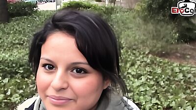 German virgin persuaded to have sex at first casting