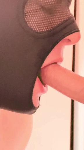Cum Ladle at the Gloryhole - Student Gives Me His Load