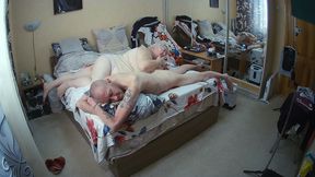 Quick blowjob and mother-in-law has a mouthful of hot thick cum