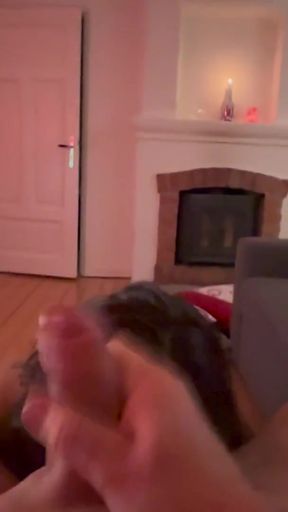 Hot milf gives her husband an amazing blowjob and swallows the load after rimjob.   Clip 3