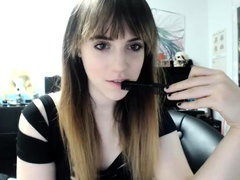 Curly Blonde Teen Records Solo Dildo Masturbation More at