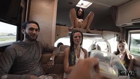 ”Music festival roadtrip went well in an RV with nympho Lila Love”