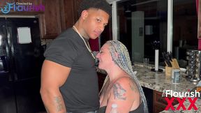 livie blainn and bossmane dre at 2am in kitchen