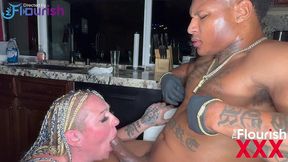 livie blainn and bossmane dre at 2am in kitchen