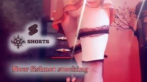 SHORTS New fishnet stocking mp4
