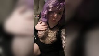 Fishnet Titty Play