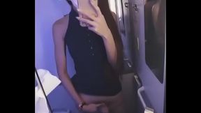 国产TS极品伪娘涵涵卫生间自卫