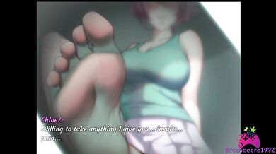 My Girlfriend Destroys My Games While I Worship Her Stinky Socks