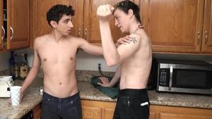 BrotherCrush: Ted Xander among Carter Fore slurp throat fuck