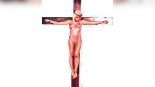 Female Jesus Crucified Naked Maltese Audio