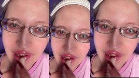 Pumps a Plug Pout Bimbo Transformation for Lip Obsession Clip by Findom Goaldigger