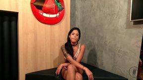 a espetacular natasha rios no segundo episodio da nova serie do canal, entrepadas do tigrao!!