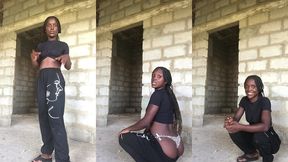 crazybitch strip tease till my trousers came down showing my nice gstring