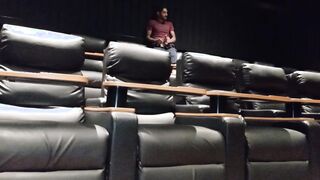Masturbating off at the theater