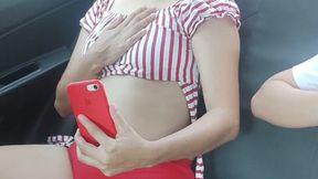 Latina rides in the Uber to college &mdash;  seducing the driver with her fiery passion