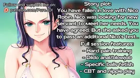 Prove to Nico Robin you deserve to be her personal servant (CBT JOI)