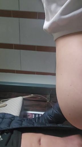 Milf gets railed in bathroom in the local pub   Clip 1