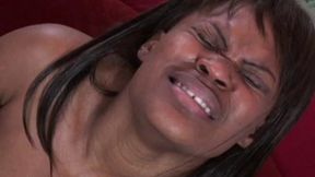 cute megan is a black girl who gets fucked and facialized by her man