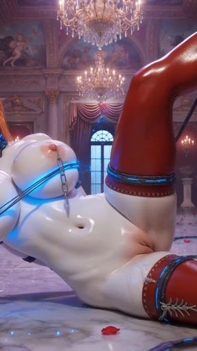 3D Hentai Cowgirl Doll - Smart Ropes Control & Float Ahegao