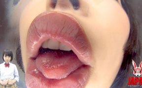 Face-lick Idol POV - Yua Nanami Smears Her Tongue Against the Lens, Thick Spit Trailing as She Pins You in Place with Her Eyes
